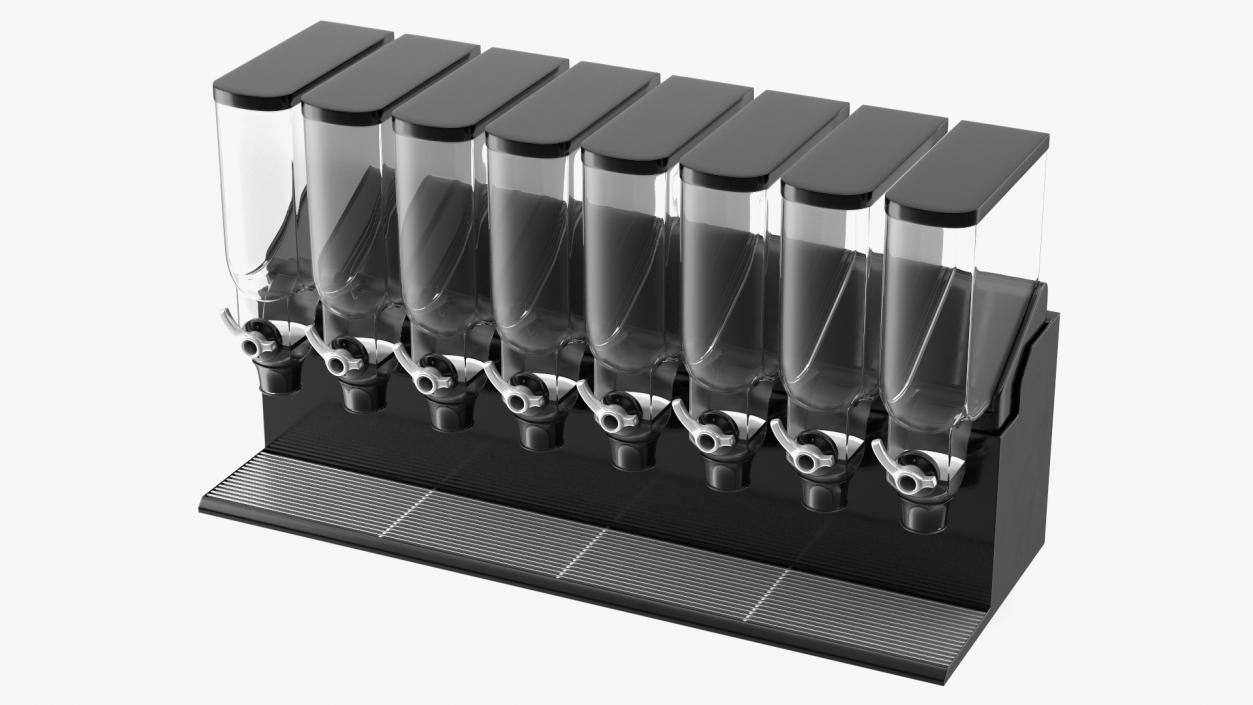 Free Flow Wall Mounted Bulk Dispenser 3D