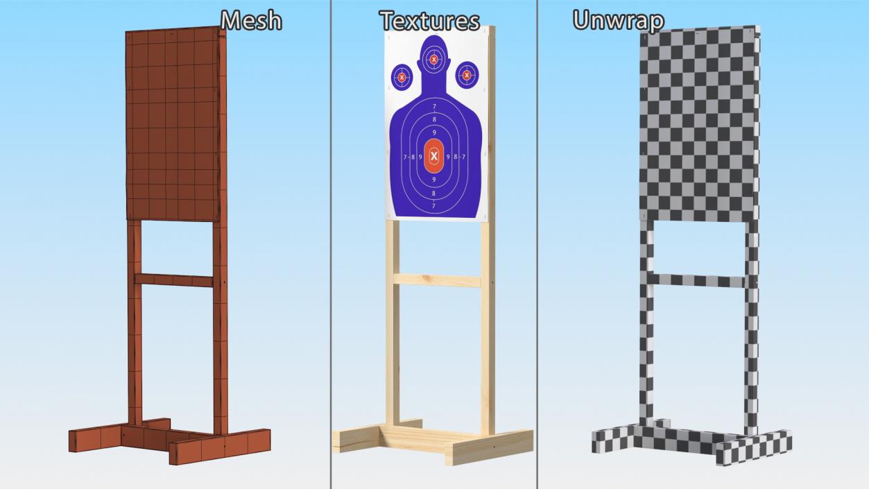 Targets Shooting Collection 2 3D model