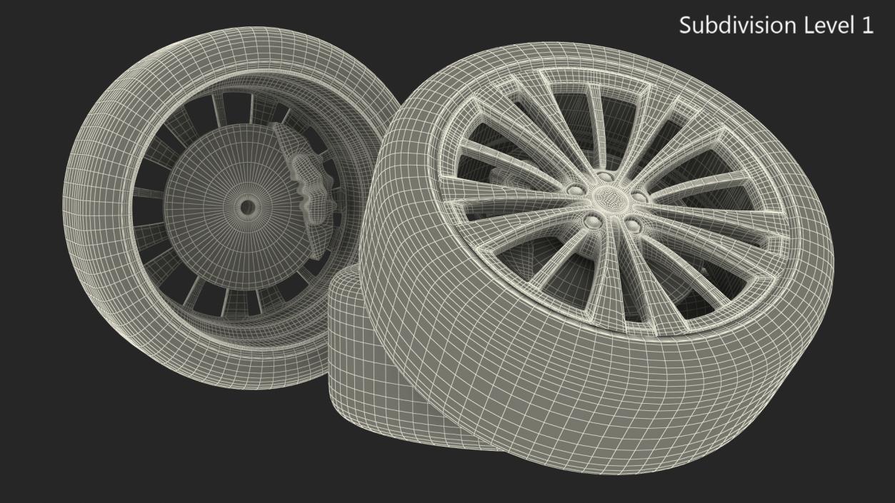 3D model Range Rover Wheel(1)