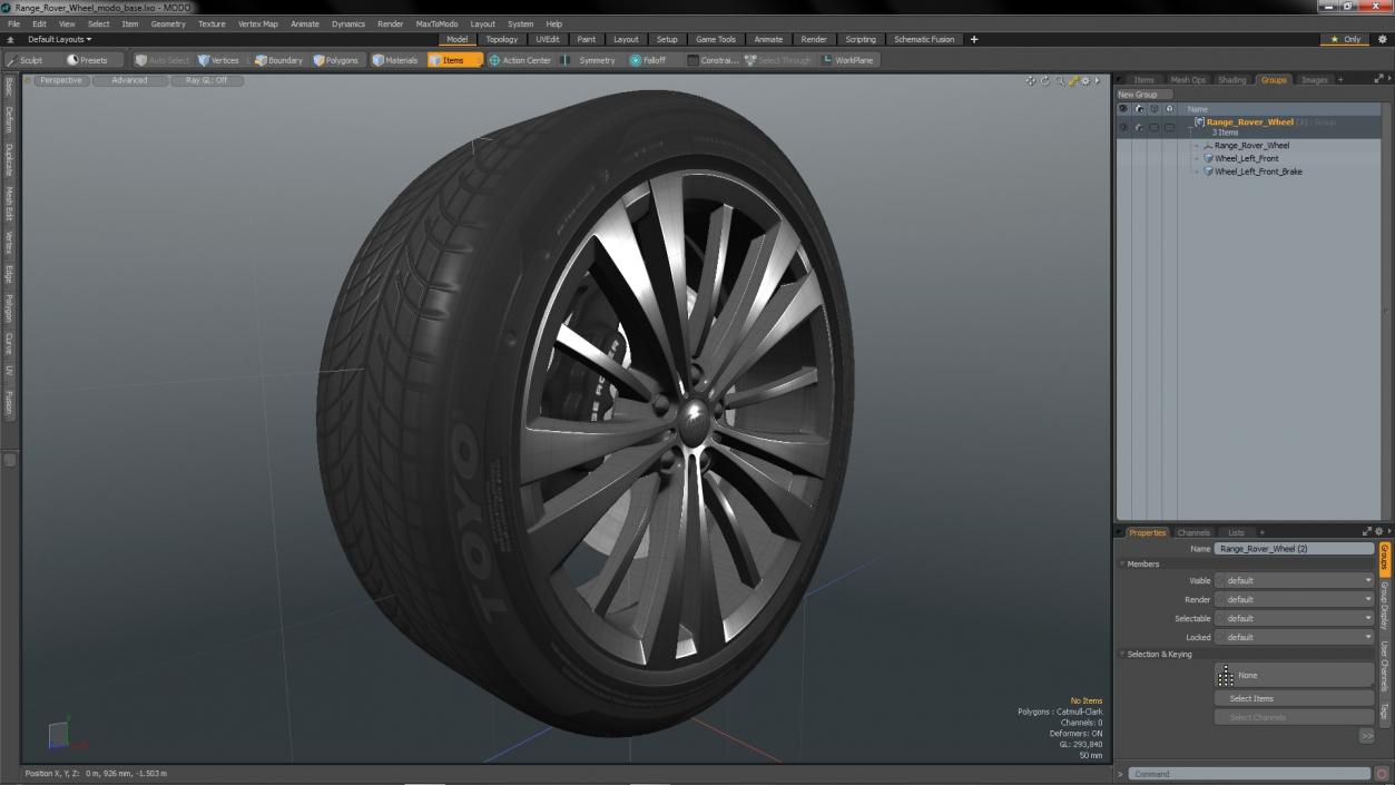 3D model Range Rover Wheel(1)