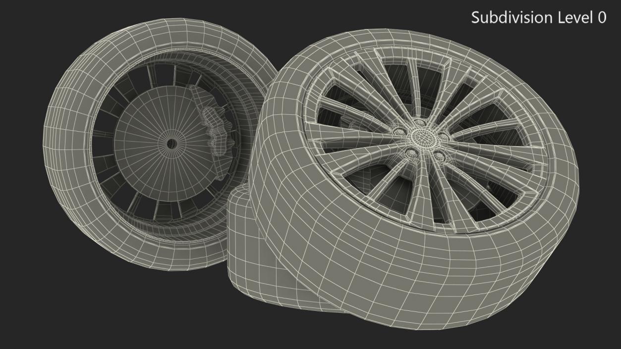 3D model Range Rover Wheel(1)