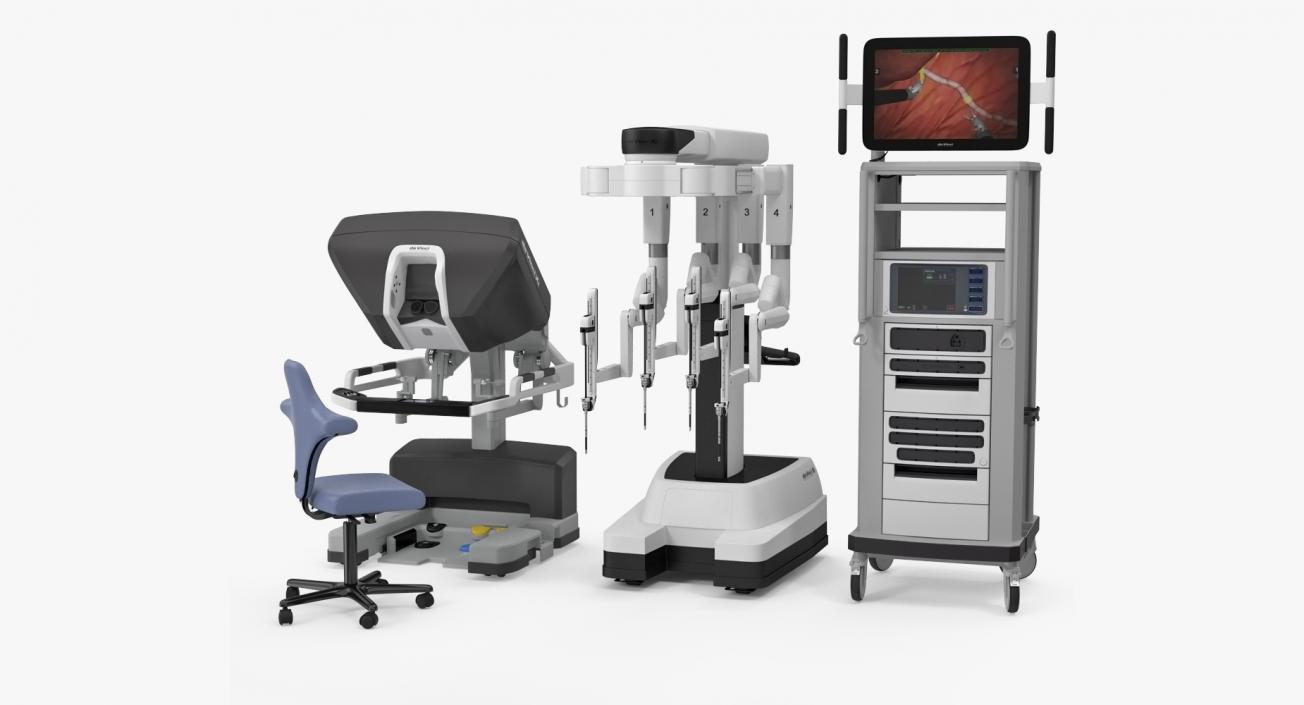 Da Vinci Surgical System 3D model