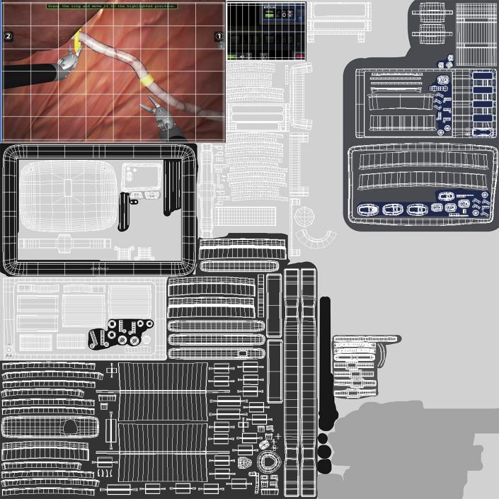 Da Vinci Surgical System 3D model