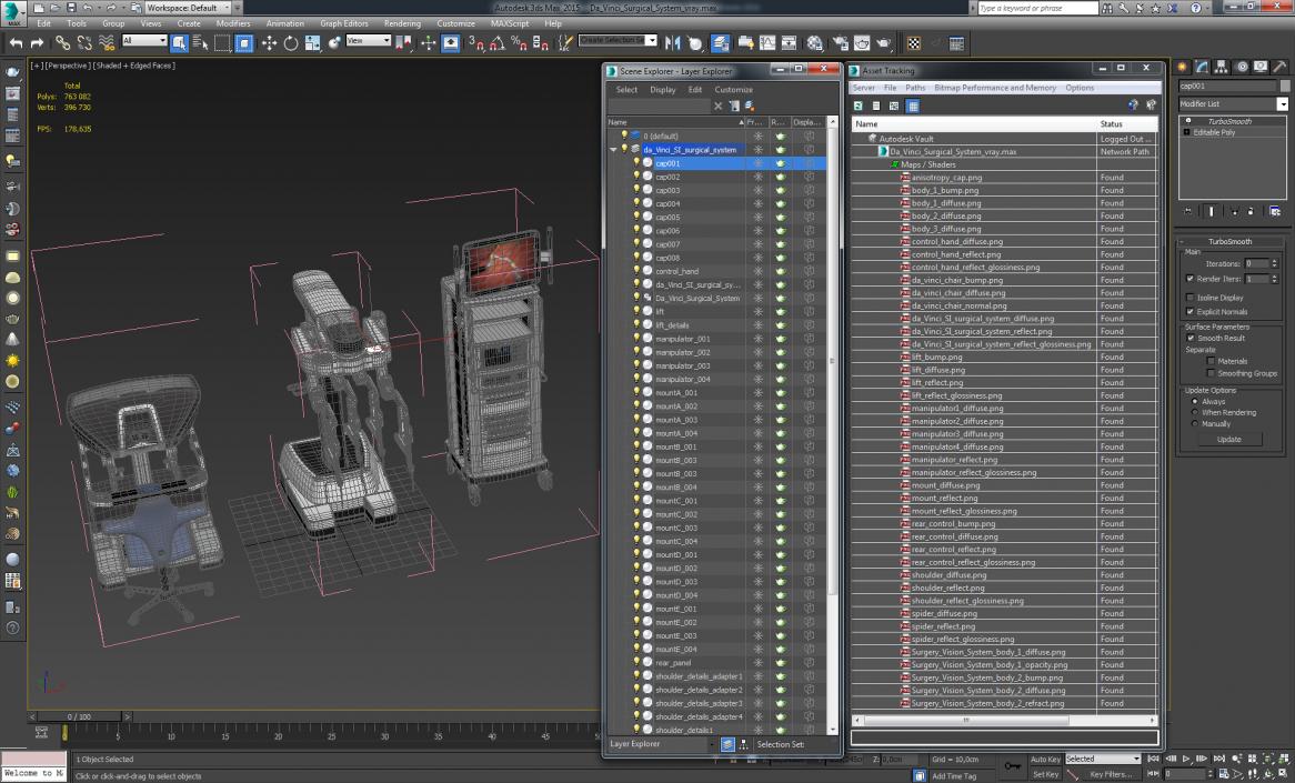 Da Vinci Surgical System 3D model