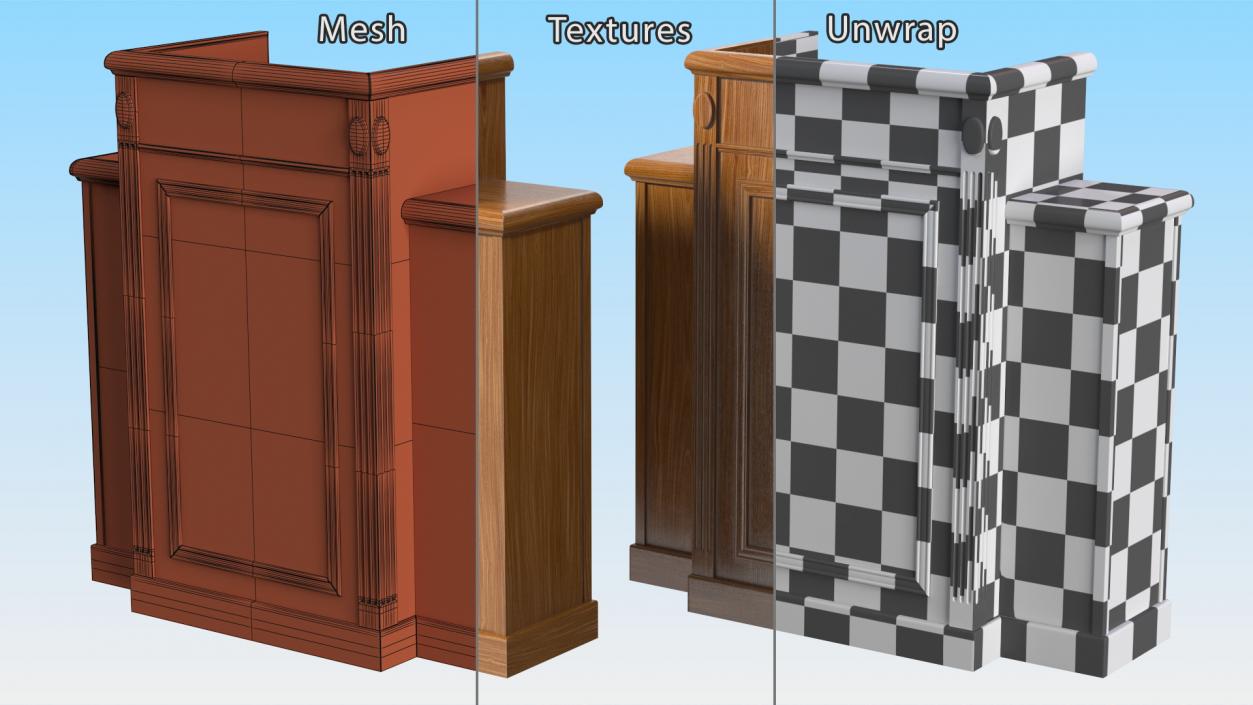 3D Church Furnishings Collection 3