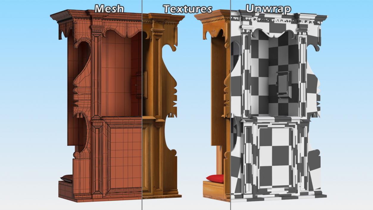 3D Church Furnishings Collection 3