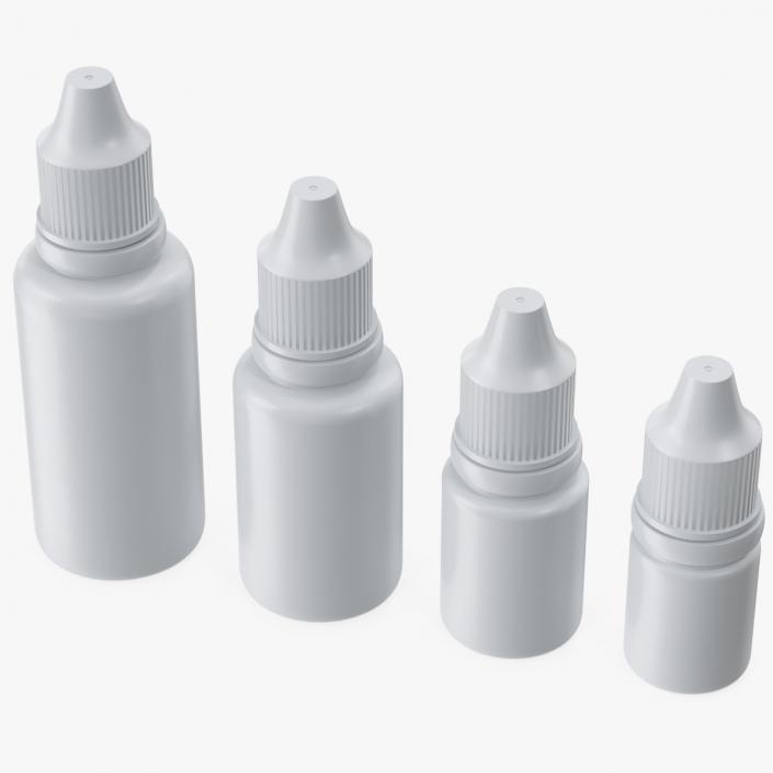 3D Plastic Dropper Bottles 5ml-30ml Set