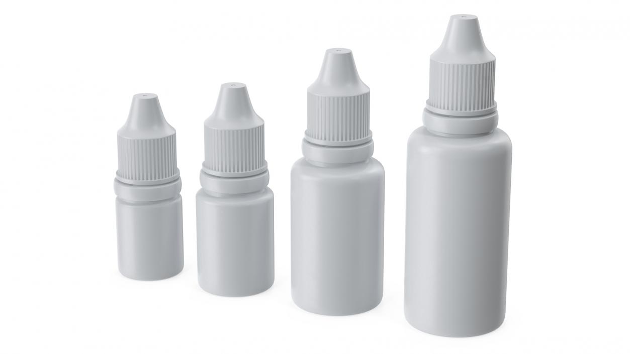 3D Plastic Dropper Bottles 5ml-30ml Set