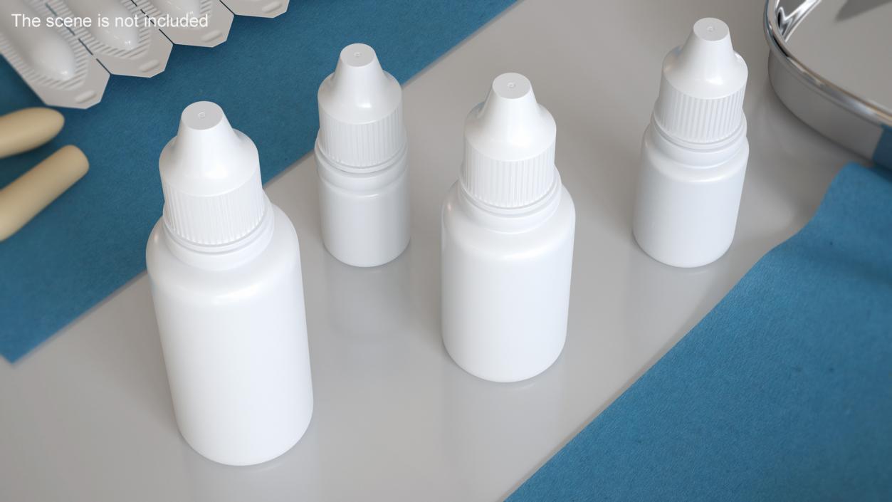 3D Plastic Dropper Bottles 5ml-30ml Set