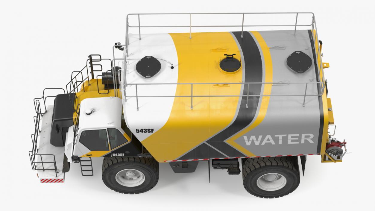 Construction Water Truck 3D model