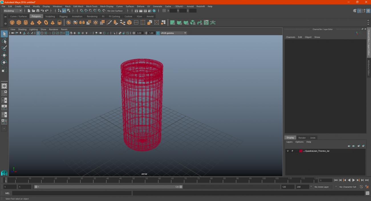 3D QuadraLean Thermo Jar