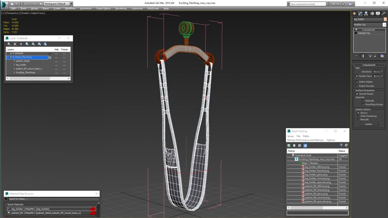 EvoSling FlexiStrap 3D model