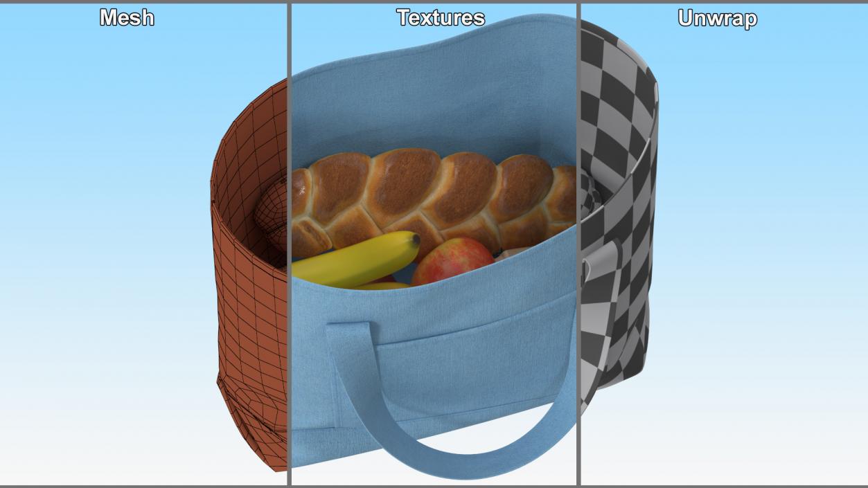 3D Grocery Bag