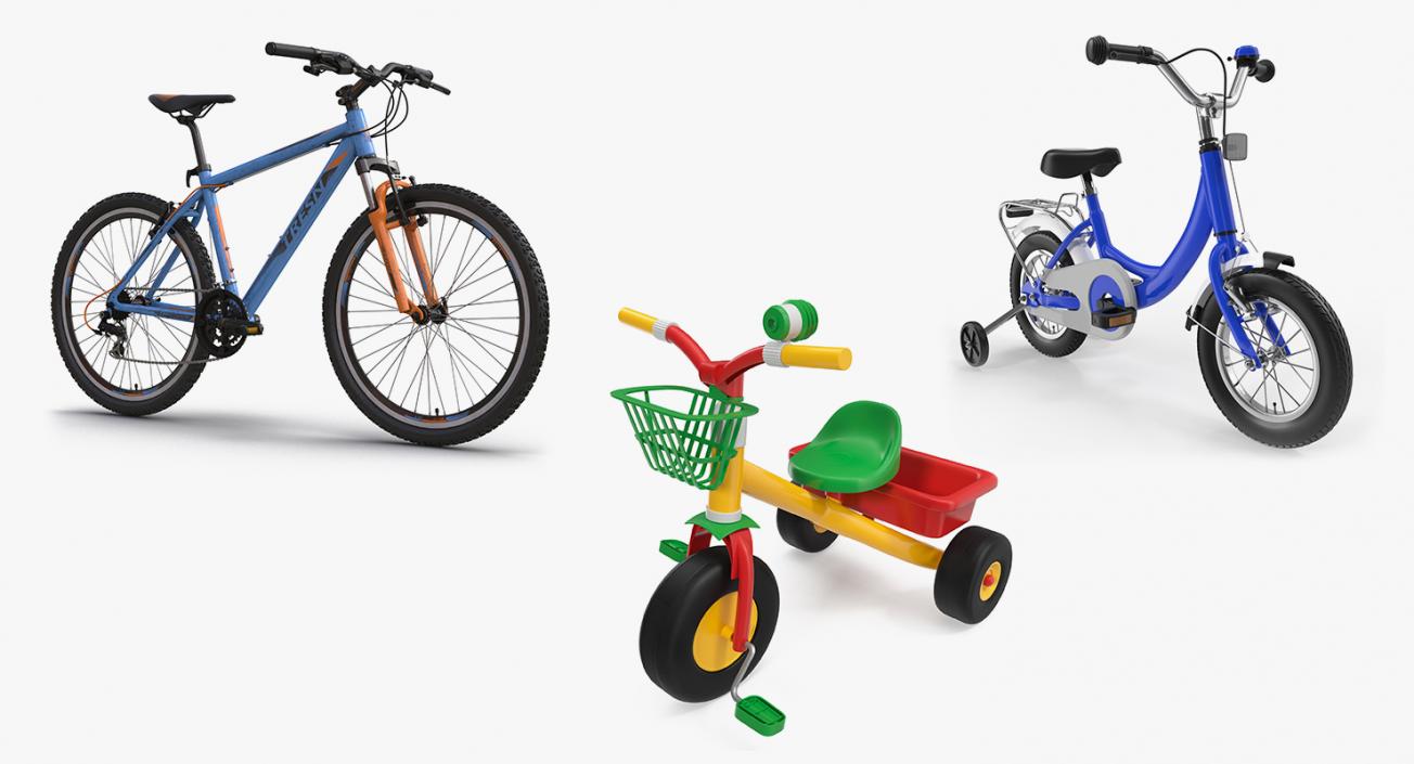 Child Bikes 3D Models Collection 3D