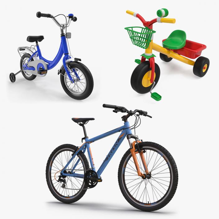 Child Bikes 3D Models Collection 3D