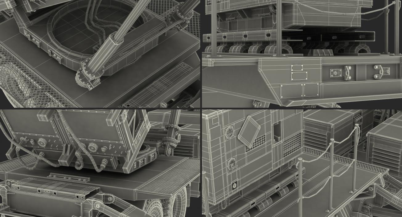 3D MIM-104 Patriot Battle Position Sand