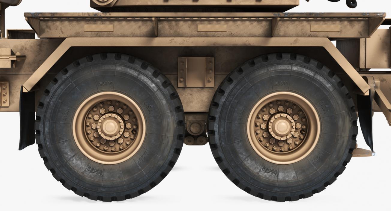 3D MIM-104 Patriot Battle Position Sand