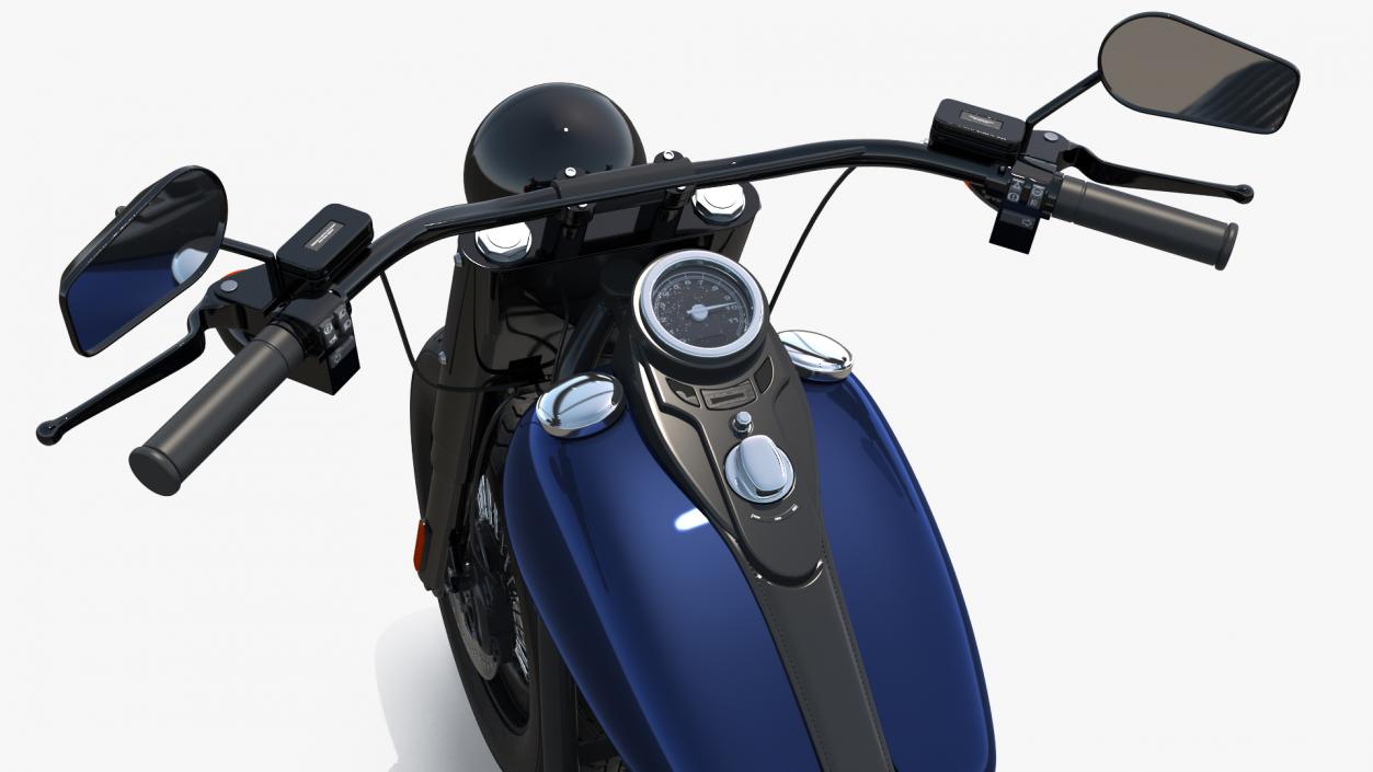 3D Softail Motorcycle model