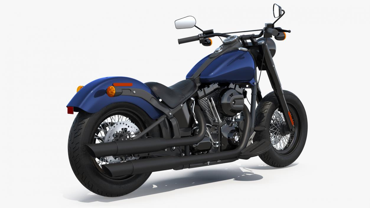 3D Softail Motorcycle model