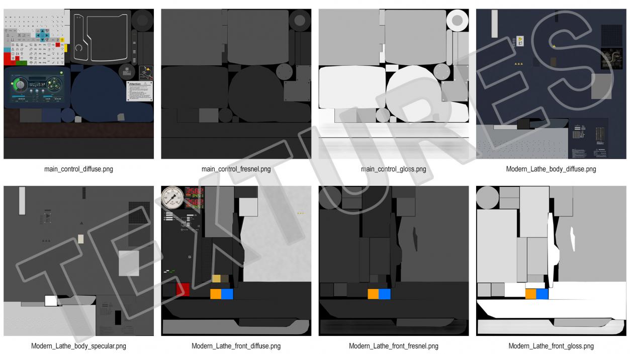 CNC Lathe Universal Turning Center 3D model