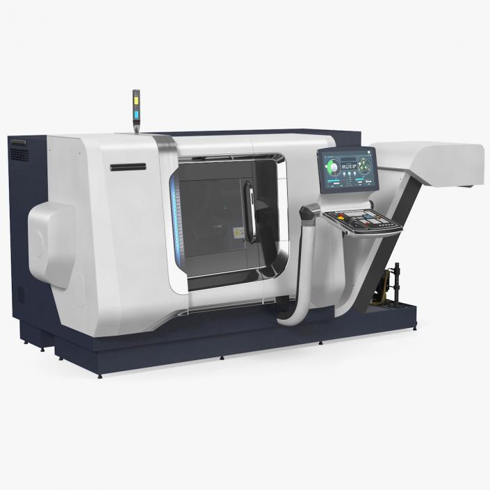 CNC Lathe Universal Turning Center 3D model