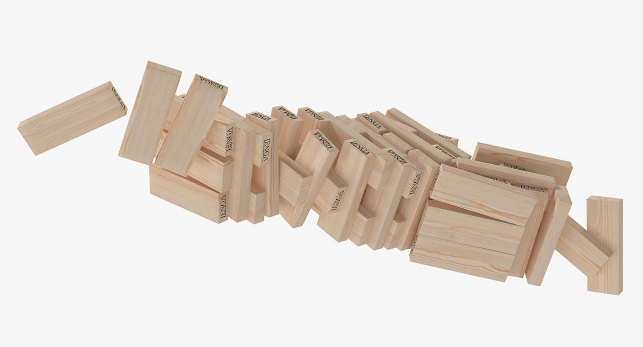 Jenga Game Bricks 3D