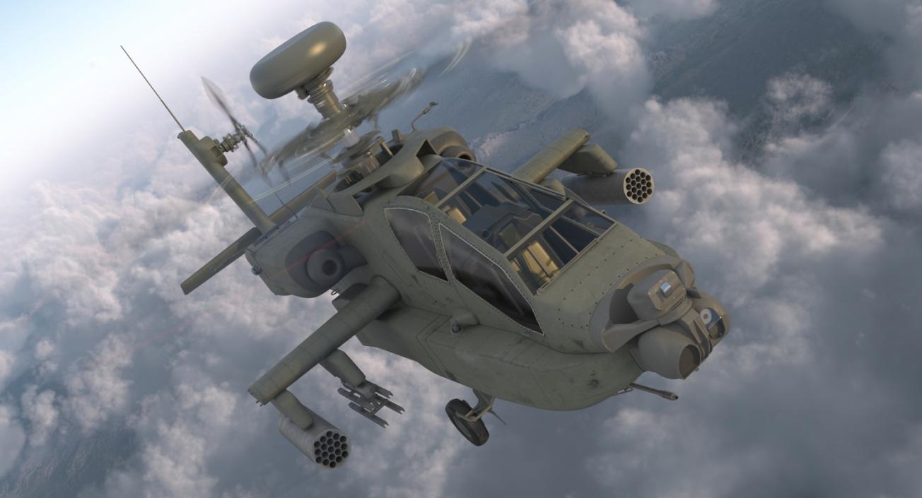 3D AH-64D Apache Longbow