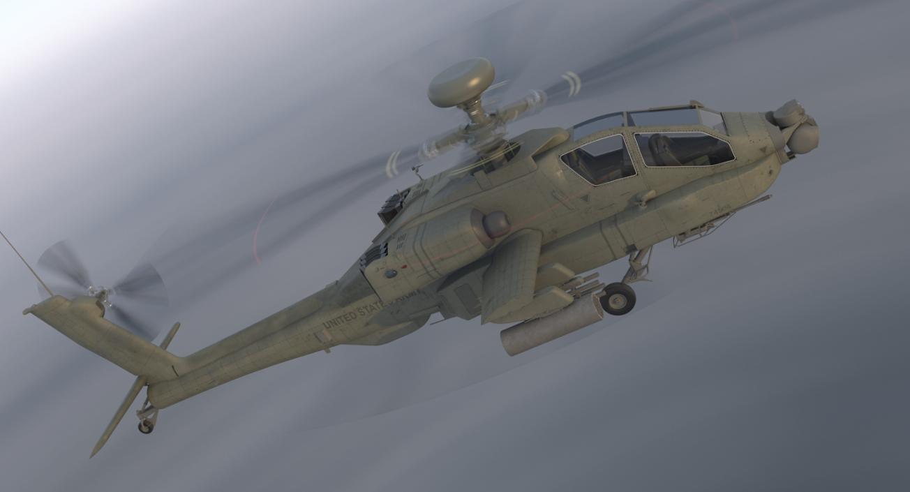 3D AH-64D Apache Longbow