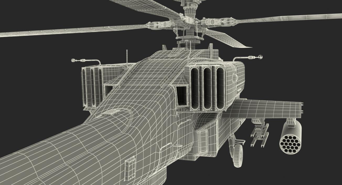 3D AH-64D Apache Longbow