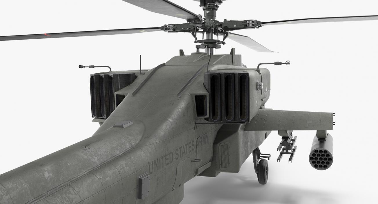 3D AH-64D Apache Longbow