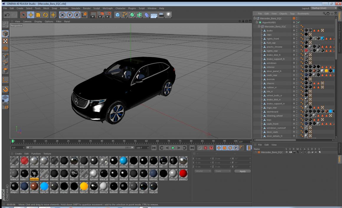 Mercedes Benz EQC 3D