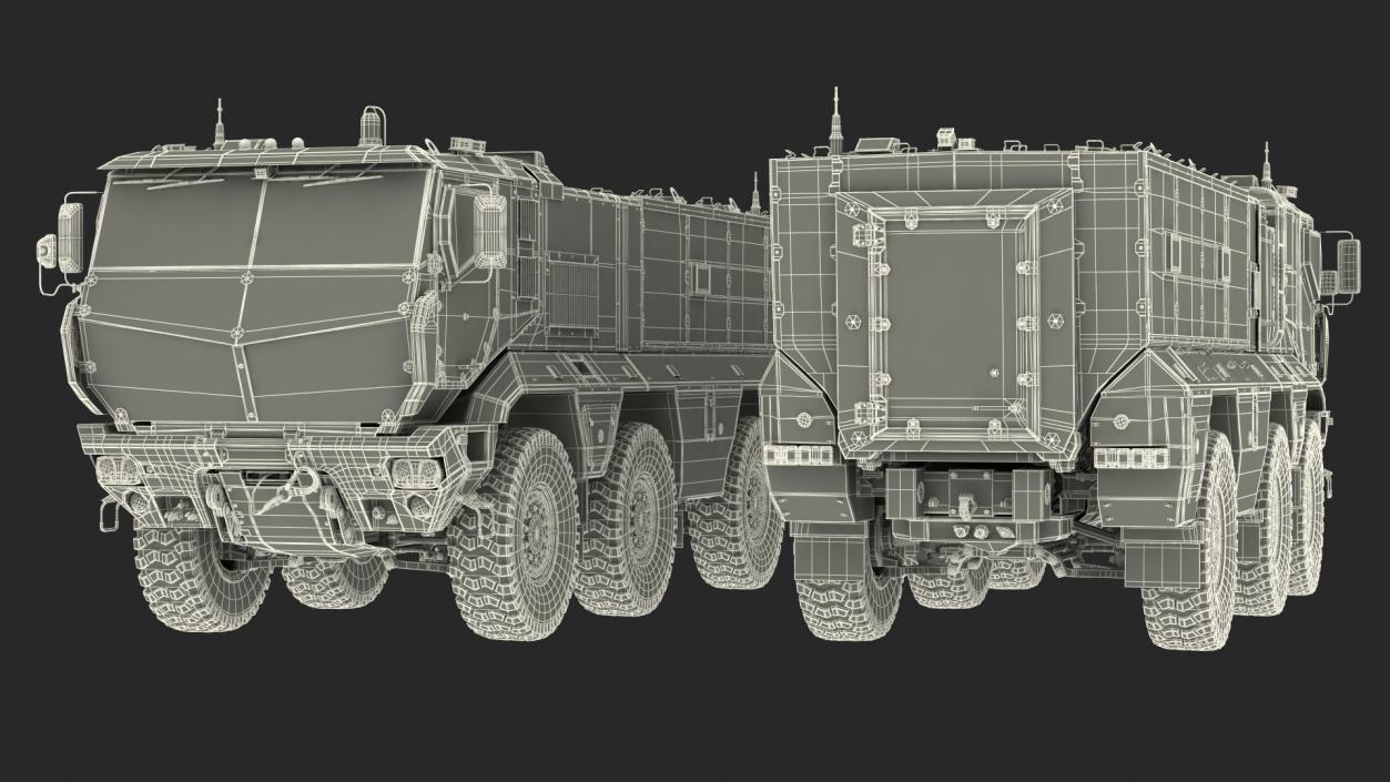 KAMAZ Typhoon Simple Interior 3D model