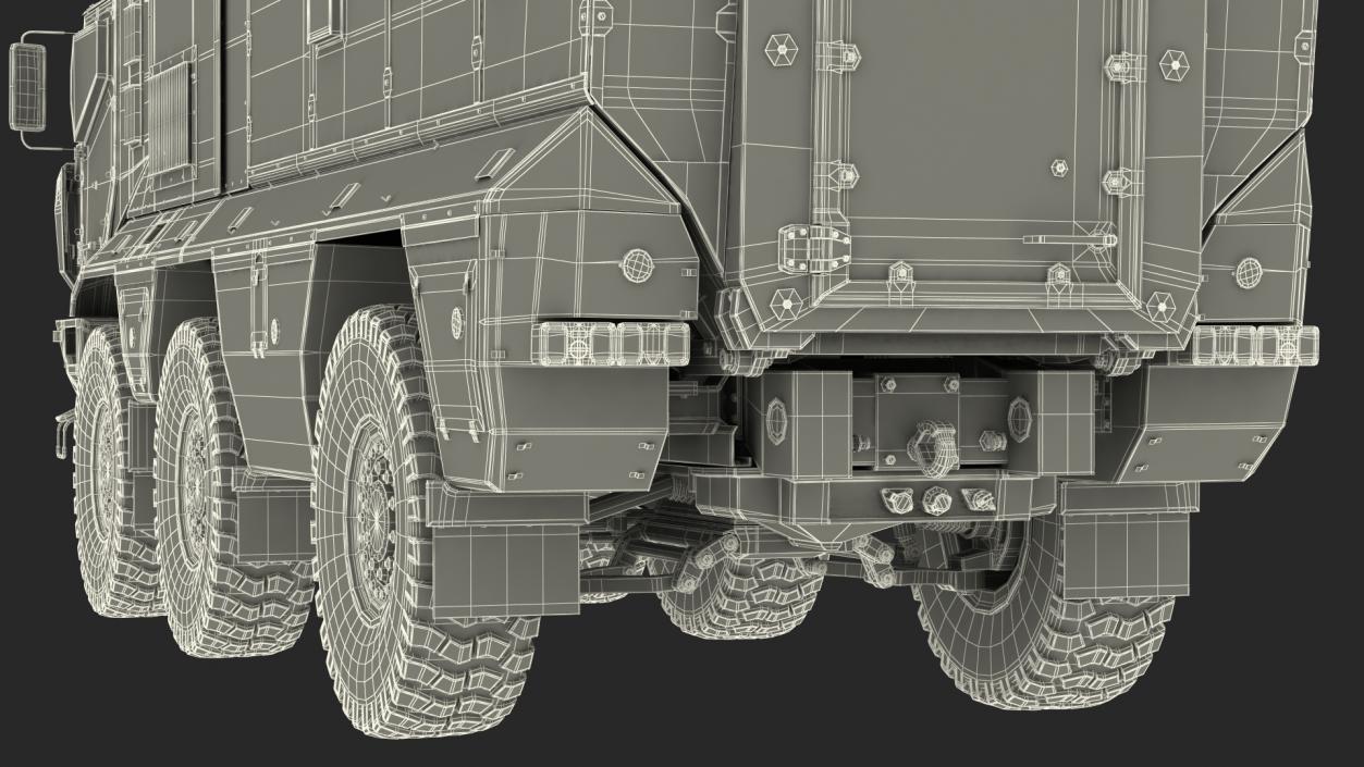 KAMAZ Typhoon Simple Interior 3D model