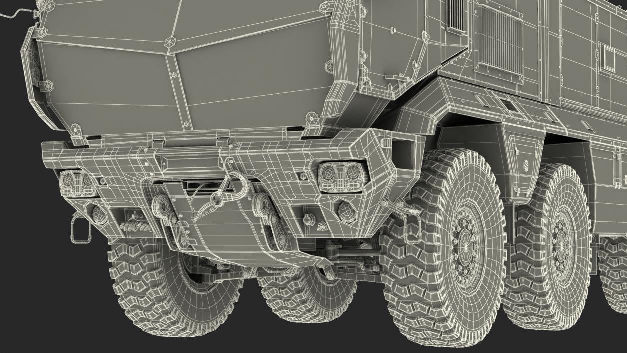 KAMAZ Typhoon Simple Interior 3D model