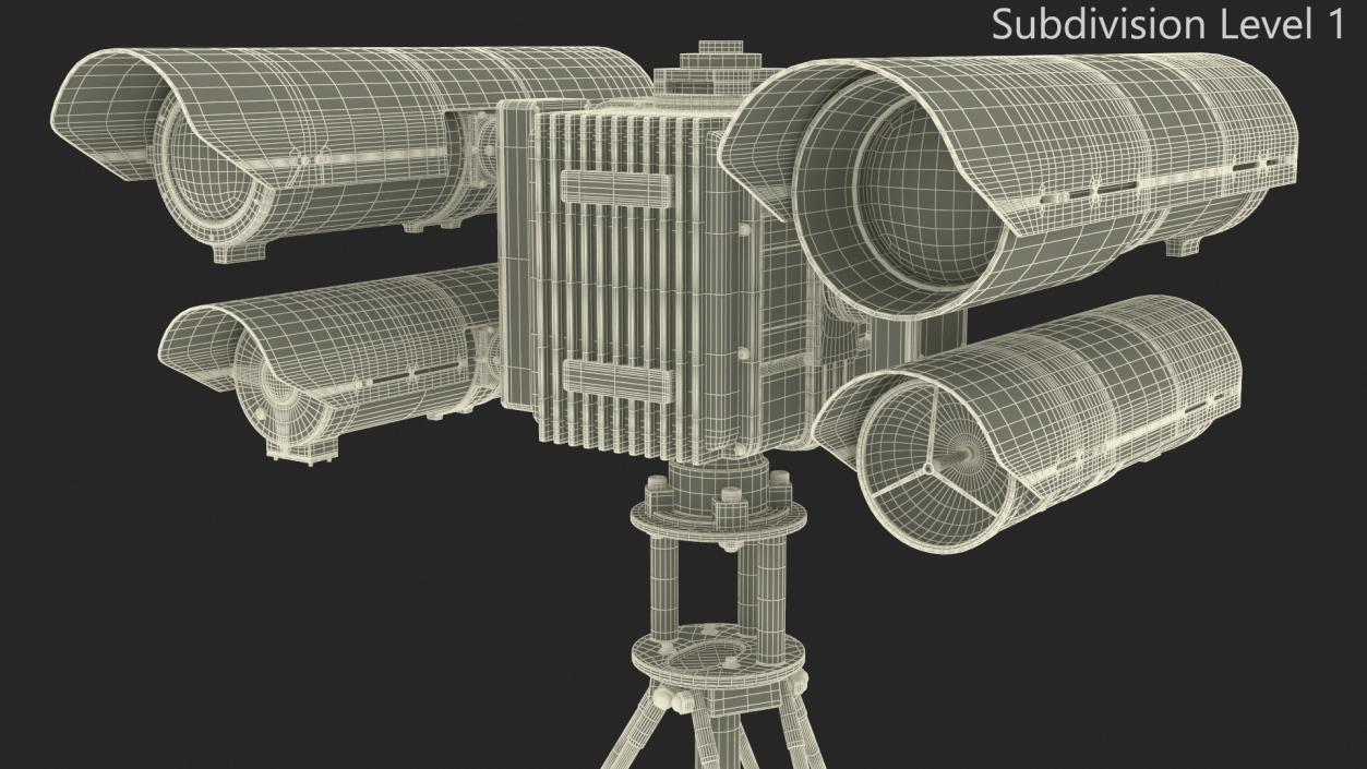 Multi-Sensor Camera JAEGAR Dual Cameras 3D model