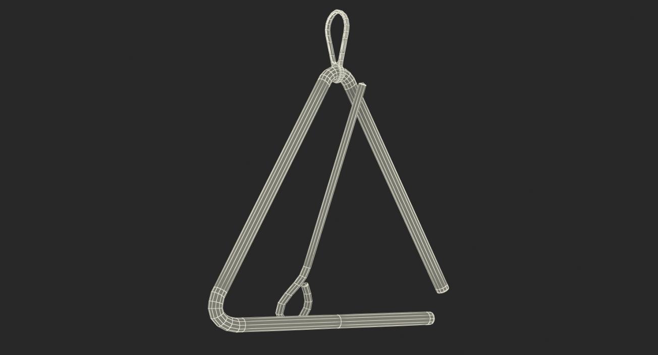 Musical Triangle Steel 3D