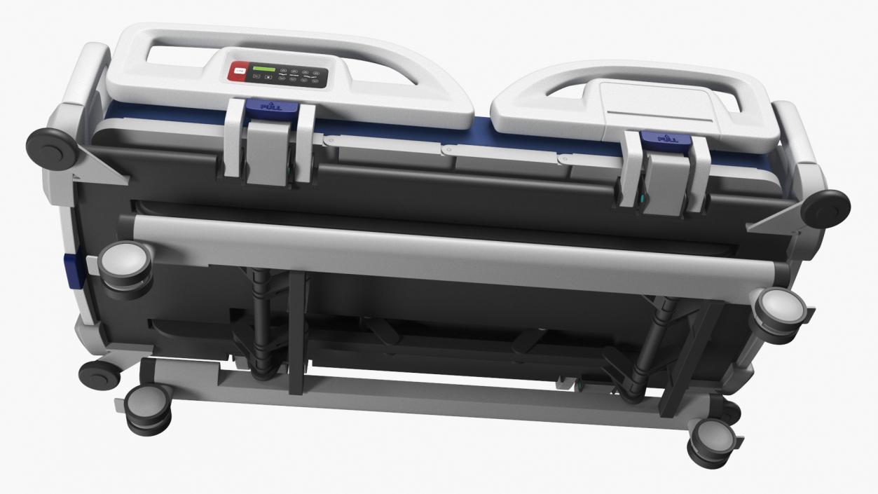 3D model Smart Hospital Bed Off State 2