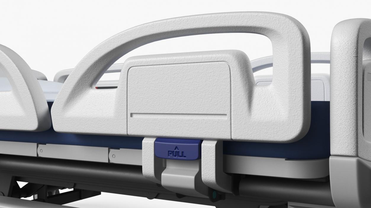 3D model Smart Hospital Bed Off State 2