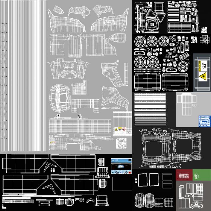 Vehicle Headlight Beam Tester 3D model