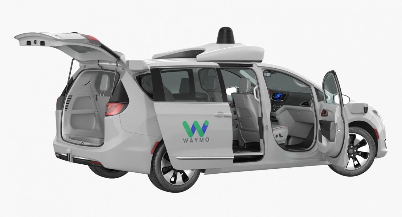 3D model Waymo NAIAS 3 Self Driving Car