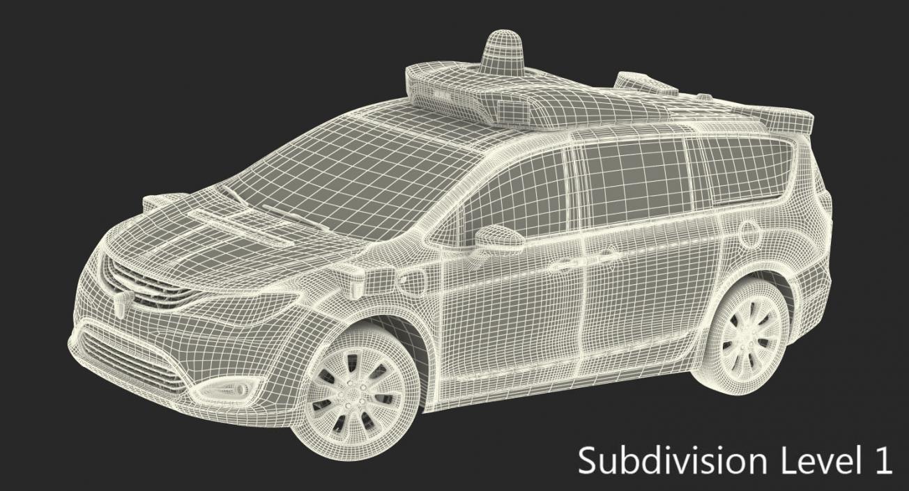 3D model Waymo NAIAS 3 Self Driving Car