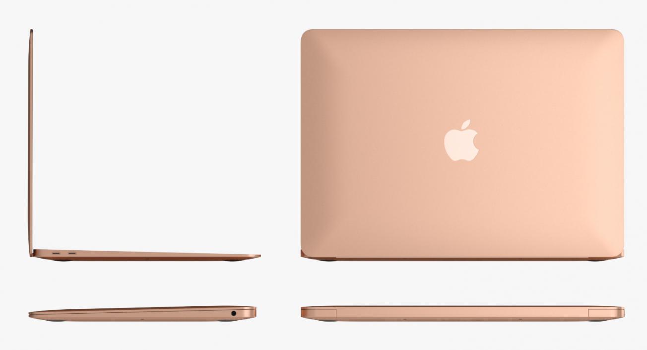 3D MacBook Air Gold