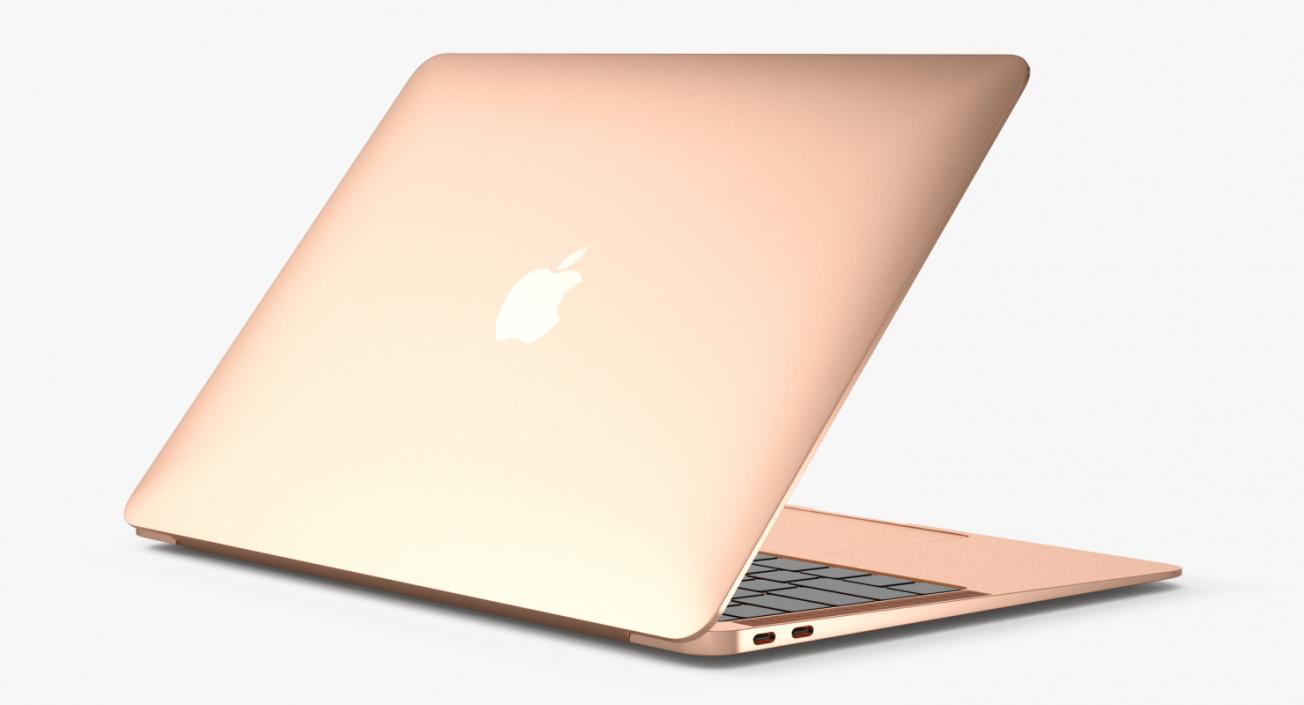 3D MacBook Air Gold