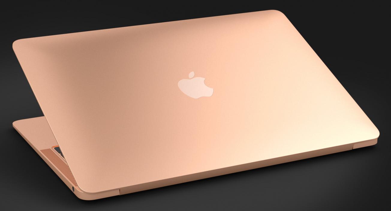 3D MacBook Air Gold