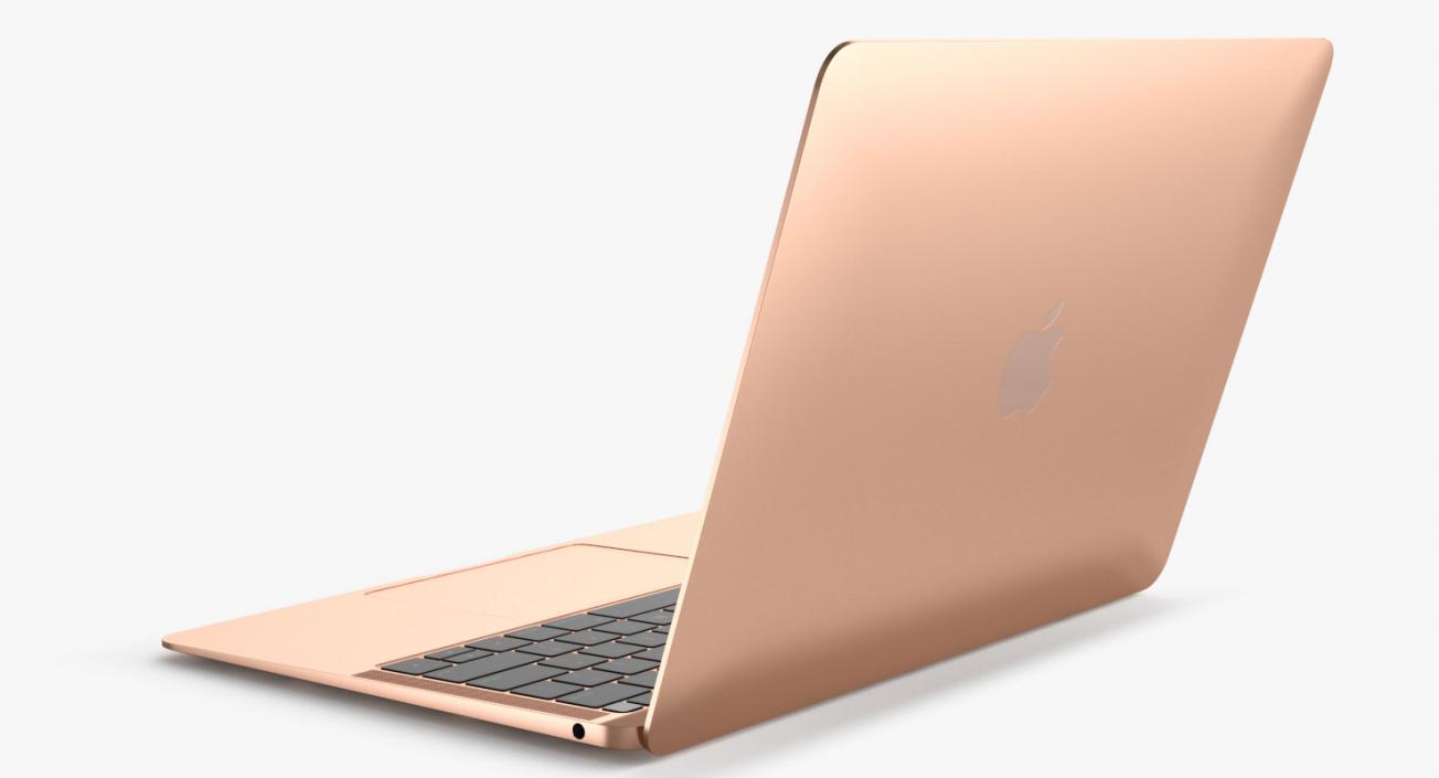 3D MacBook Air Gold