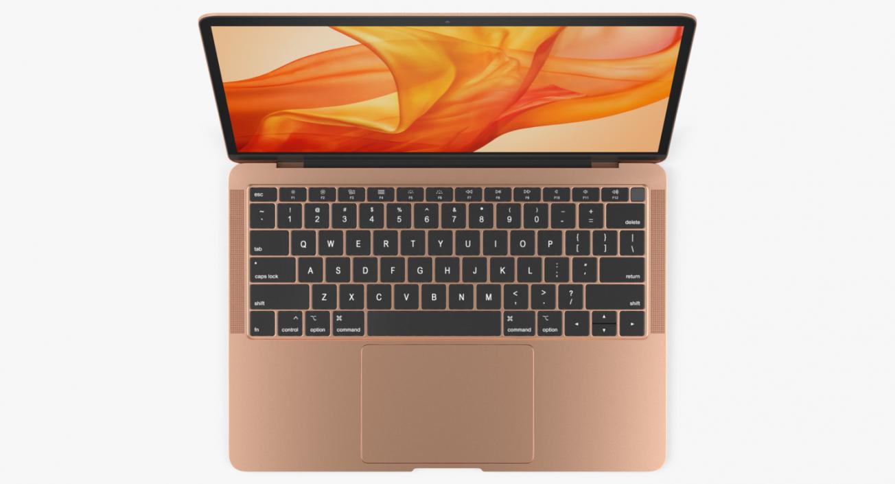 3D MacBook Air Gold