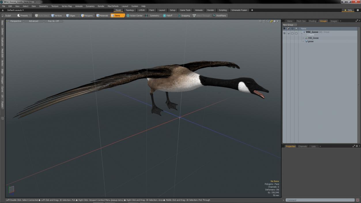 3D model Wild Goose