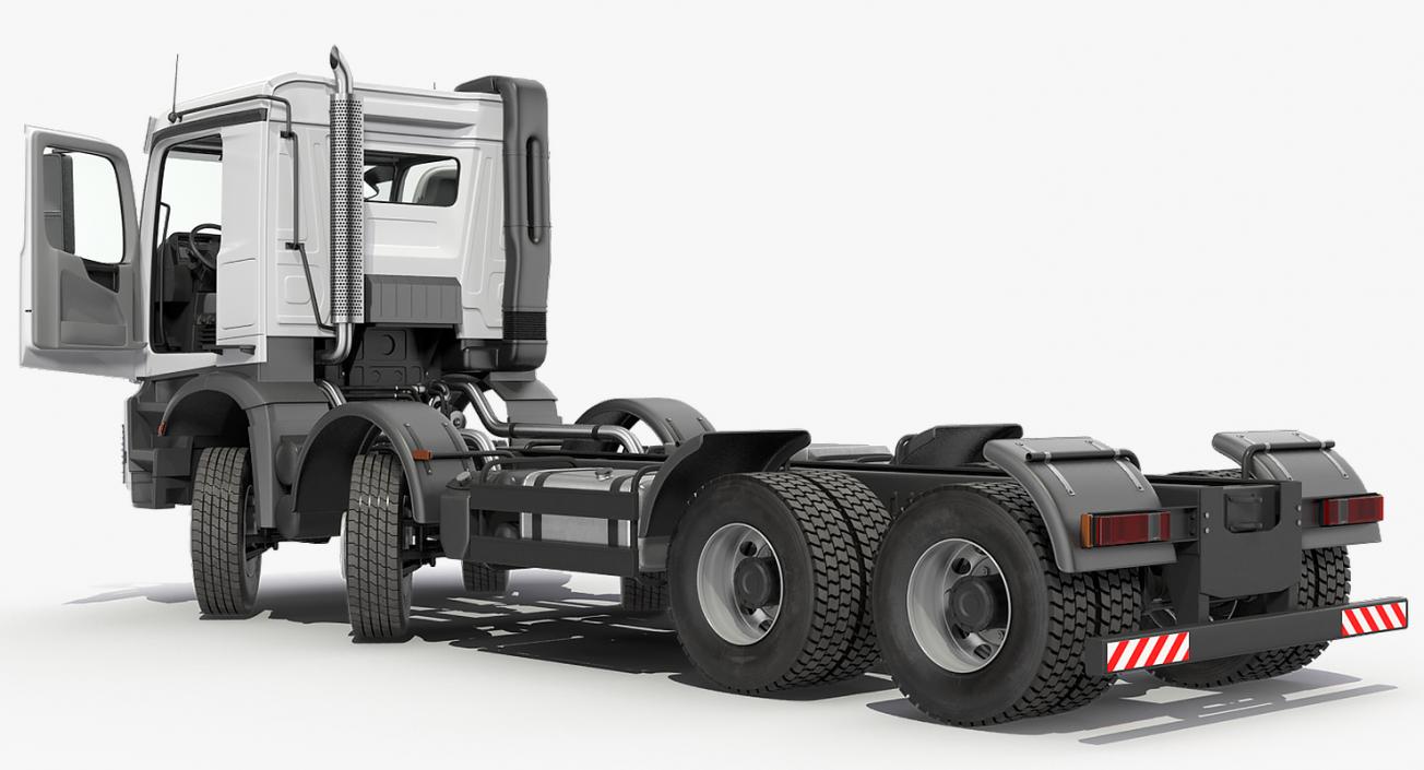 3D Heavy Utility Truck 8X8 model