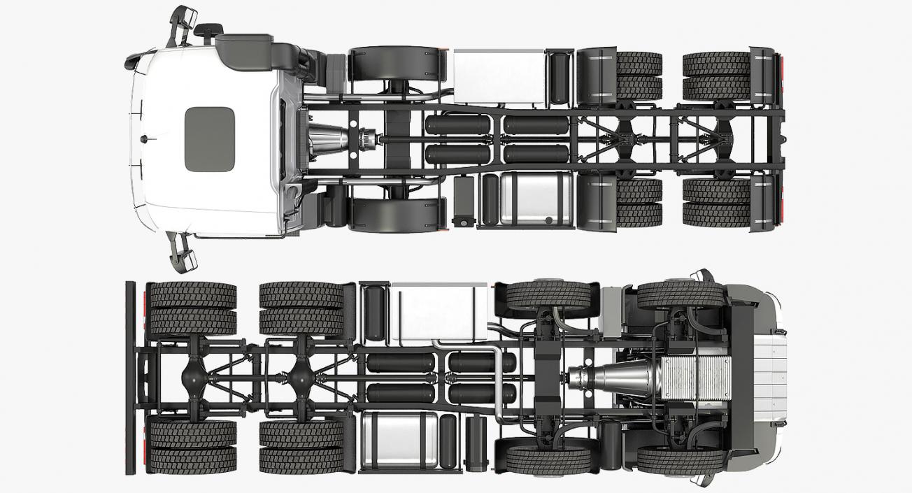 3D Heavy Utility Truck 8X8 model