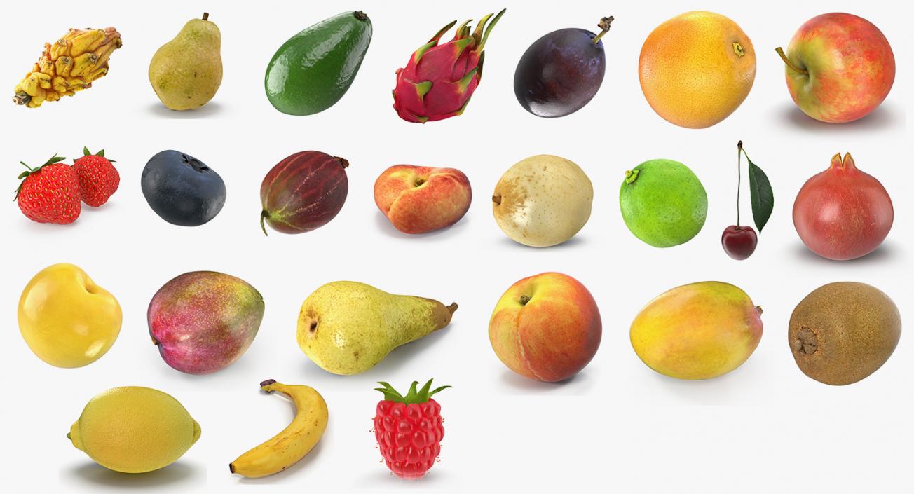 Fruits 3D Models Collection 4 3D model